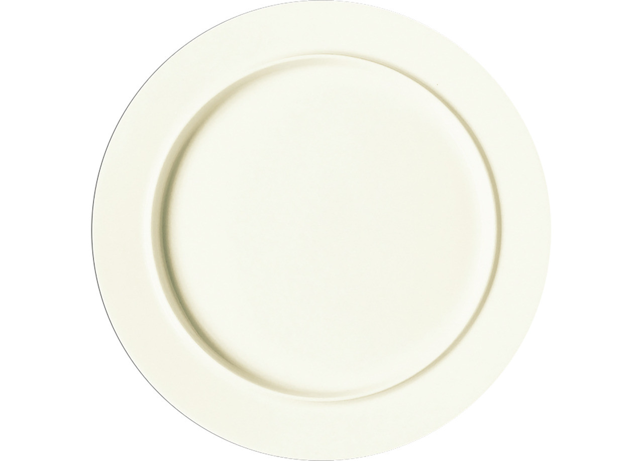 Nordic, Teller flach mit Rand ø 320 mm creme